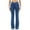 Sky Blue, variant on Timegard Jean Flare Yoga Pants for Women Crossover High Waist Slim Pants Running Sports Trousers with Pockets