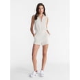 thumbnail image 3 of Avia Women's Scubaknit Romper, Sizes XS-4X, 3 of 7