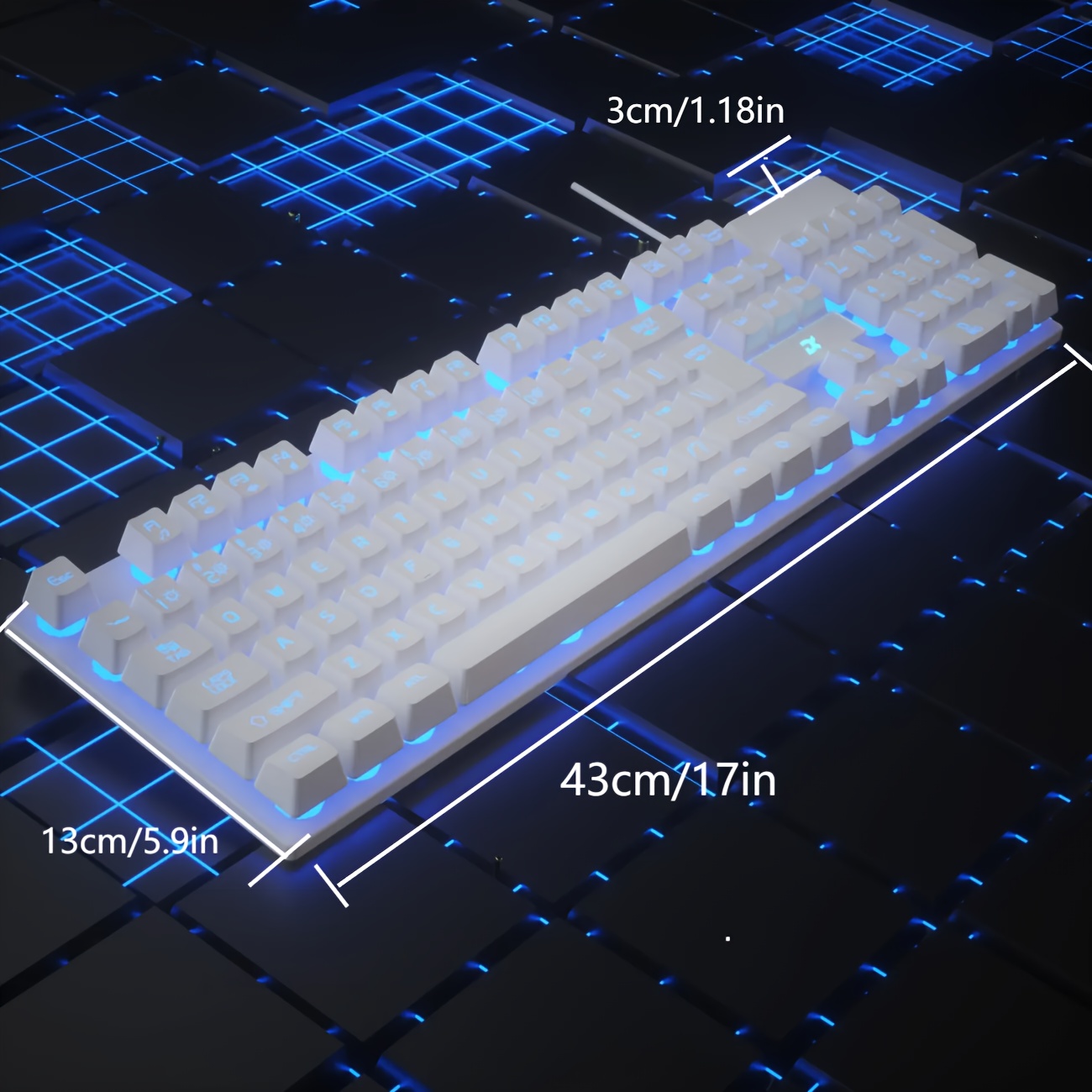 USB Wired Mechanical Keyboard RGB Backlit Gaming Keys Universal Compatibility for PC Laptop Desktop Smartphone Tablet Ideal for Office Gaming Streaming Use
