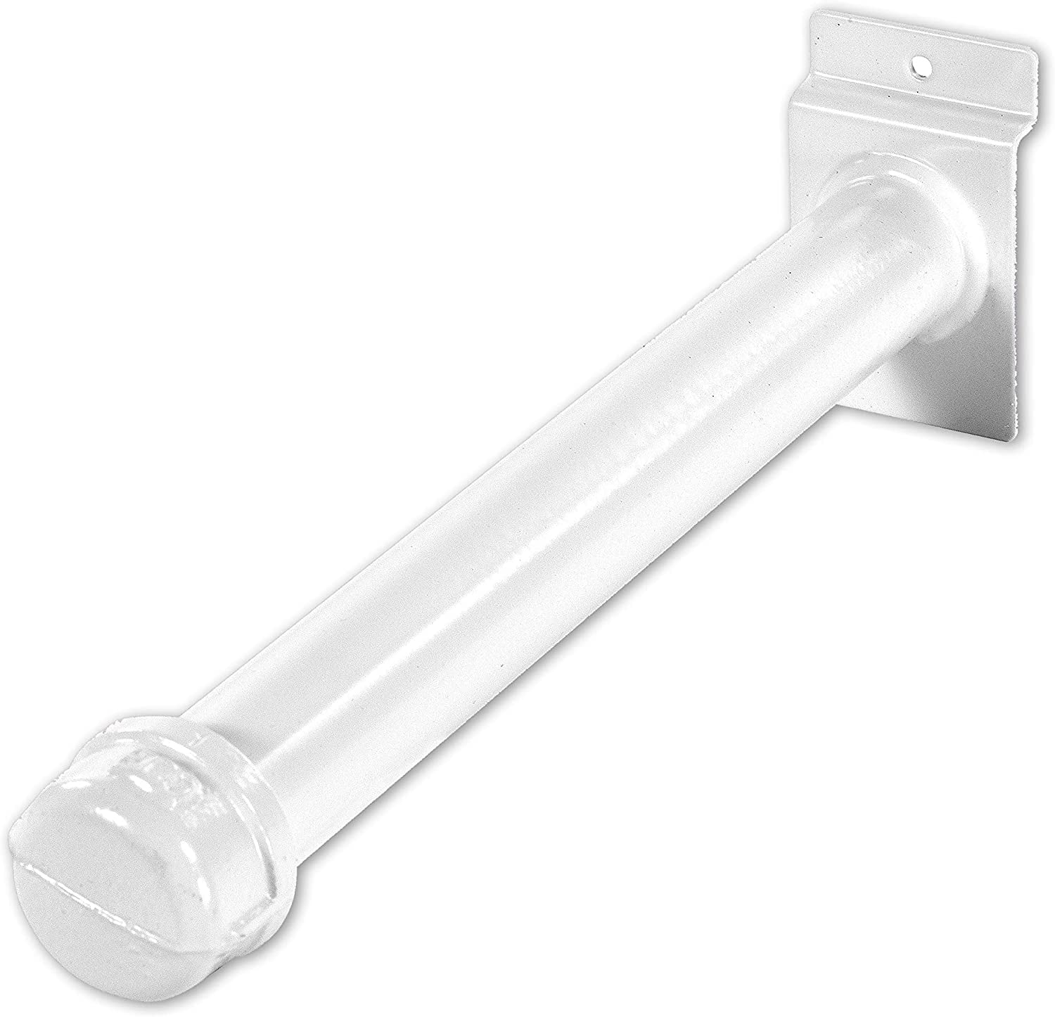 10" Slatwall Pipe Straight Faceout Hook, Heavy Duty Vintage Pipe Line