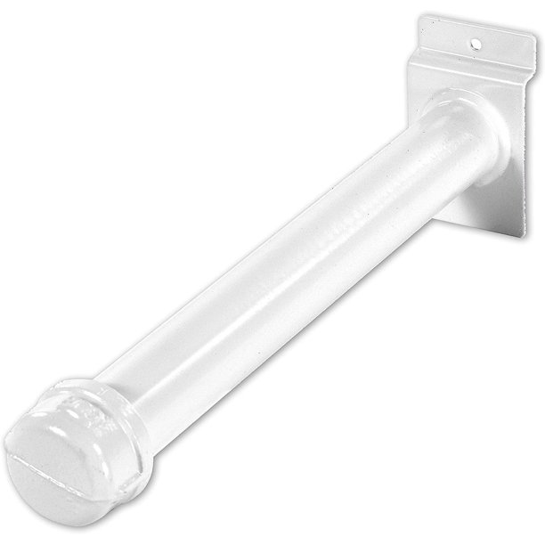 10" Slatwall Pipe Straight Faceout Hook, Heavy Duty Vintage Pipe Line