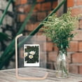 thumbnail image 4 of LOLIPPYY Creative Design Wedding Picture Frame with Wooden Base for Home Use 2Pcs, 4 of 8