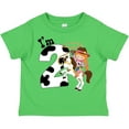thumbnail image 3 of Inktastic I'm Two-cowgirl Riding Horse Birthday Girls Toddler T-Shirt, 3 of 5
