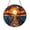 Acrylic 3.5 Inch, variant on Scenic Beach Sunset Stained Glass – Ocean View Window Hanging Artwork2401