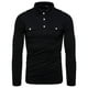 thumbnail image 2 of Camiseta de hombre Camuflaje Costura Jersey de manga larga Suéter Casual Pompotops  oipoqjl25664, 2 of 9