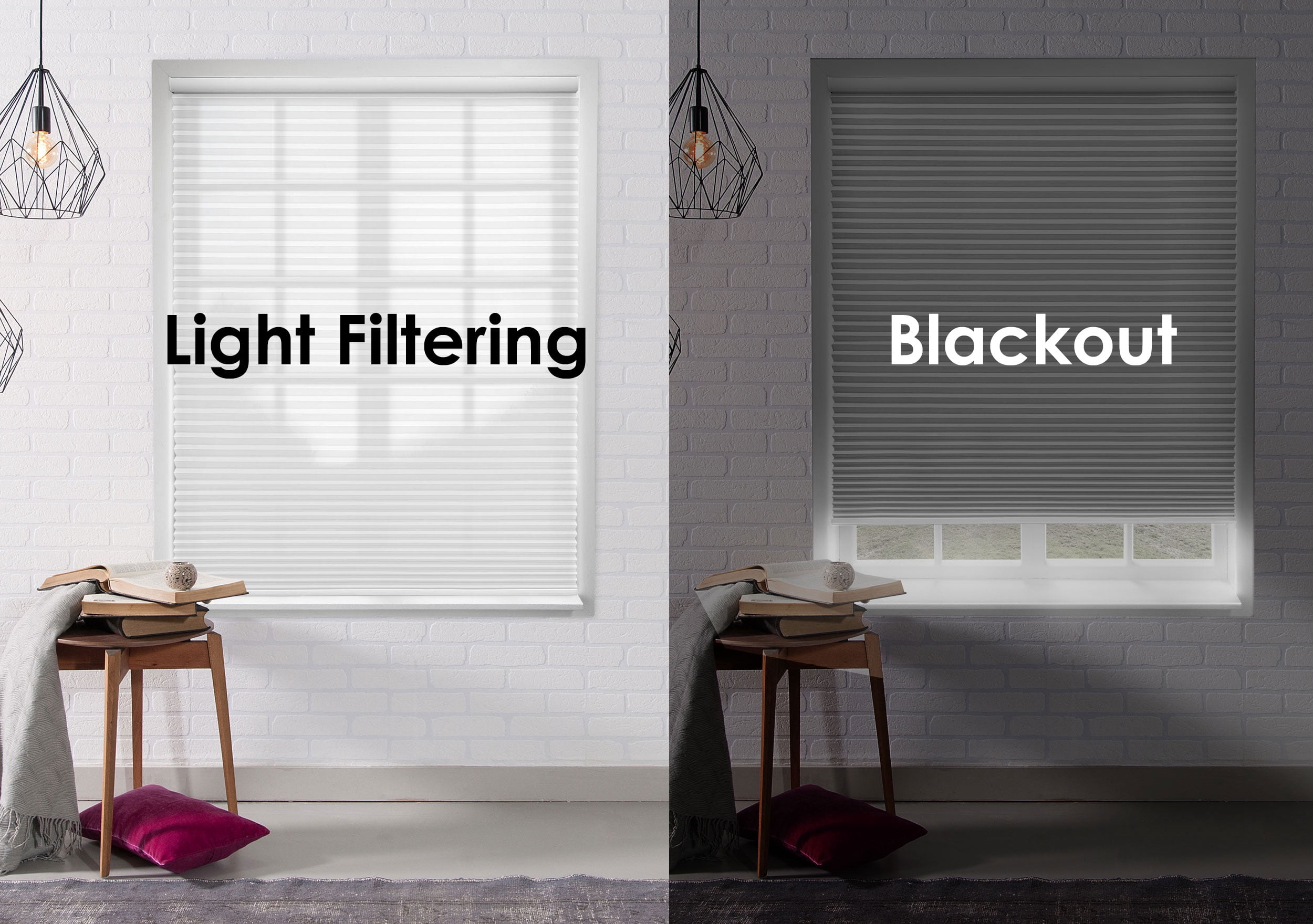 Luxe Blackout Cordless Cellular Shade, Primrose