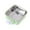 C, variant on Removable Stainless Steel Hanging Pet Cage Bowl with Holder for Dog Cat Puppy Rabbit Bird Kennel Food Water Feeder
