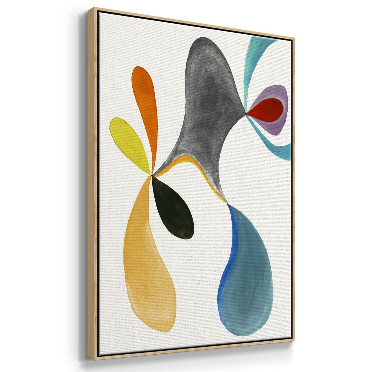 Magic Tricks I Framed Premium Gallery Wrapped Canvas - Ready to Hang - 25 x 37 - Natural Wood Floating Frame
