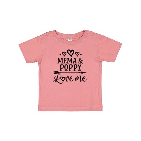 

Inktastic Mema and Poppy Love Me Gift Baby Girl T-Shirt