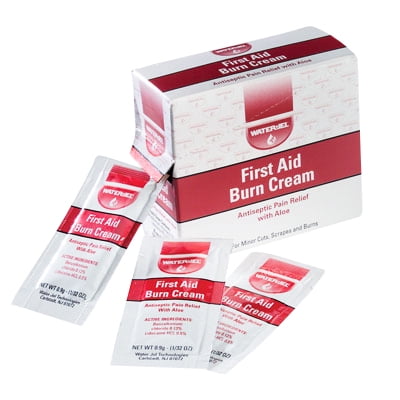 0.9g packet First Aid Burn Cream by Waterjel 100 packets