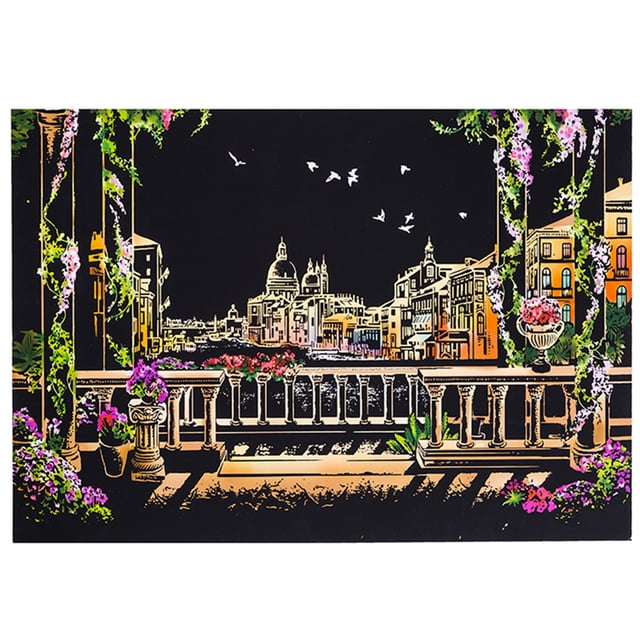 Coofit Scratch Paper Creative Magic Scratch Art Scratch Painting Scratchboard