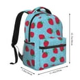 thumbnail image 2 of Fotbe Strawberries Pattern Casual Backpack for School, Travel, and Outdoor Activities - Durable, Lightweight, and Comfortable, 2 of 5