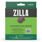 Zilla Replacement Filter Cartridges Medium, 3 Pack