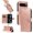 Rosegold, variant on Allyechgroup Wallet Case for Apple Google Pixel 6 Pro, Butterfly Floral Embossed Premium PU Leather Shockproof Flip Stand Cards Slots Hand Wrist Phone Case for Apple Google Pixel 6 Pro, Rosegold
