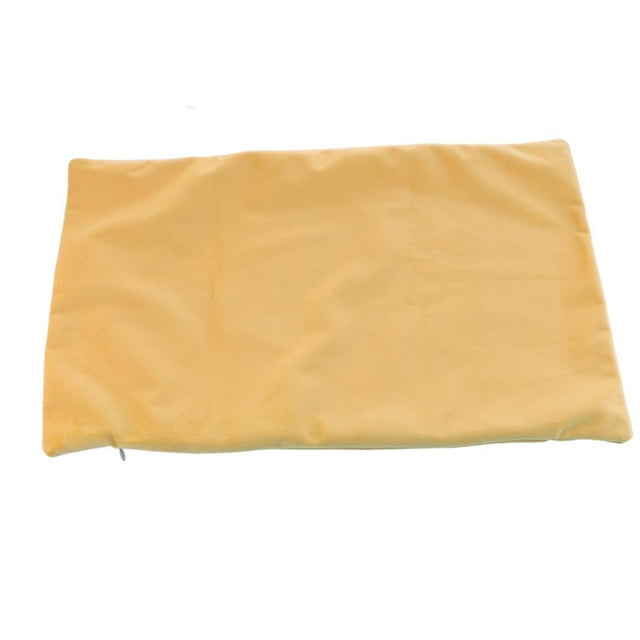 GROWTH TANK Comfortable Supersoft Velvet Pillowcase Pillow Cover Protector 12 x 20 inch Yellow