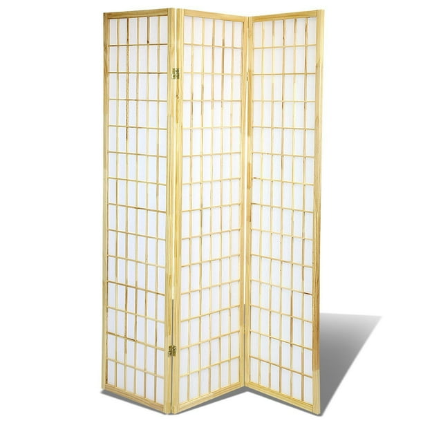 High Quality Oriental Room Divider Hardwood Shoji Screen 3 Panel
