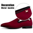 thumbnail image 3 of Mens Loafers Shoes Casual Dress Loafer Slip On Driving Shoes, Red/15, 9 US, 3 of 5