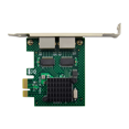 thumbnail image 2 of 2X BCM5718 Carte Réseau Serveur Gigabit PCI X1 Adaptateur Réseau Double Port Compatible avec PXE VLAN, 2 of 5