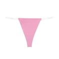thumbnail image 1 of Ropa interior sin costuras de seda helada para mujer, cintura baja - Poliéster, transparente/fino, transpirable, lavado a mano, tallas S/M/L, 1 of 3