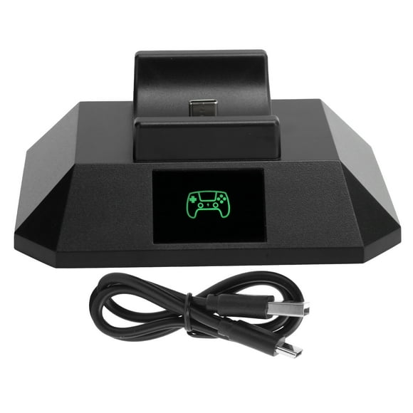 Controller Charging Station, Controller Single Charger Minimizes The Space Gamepad Charger With Display Screen Wall Adapters For PS5 Game