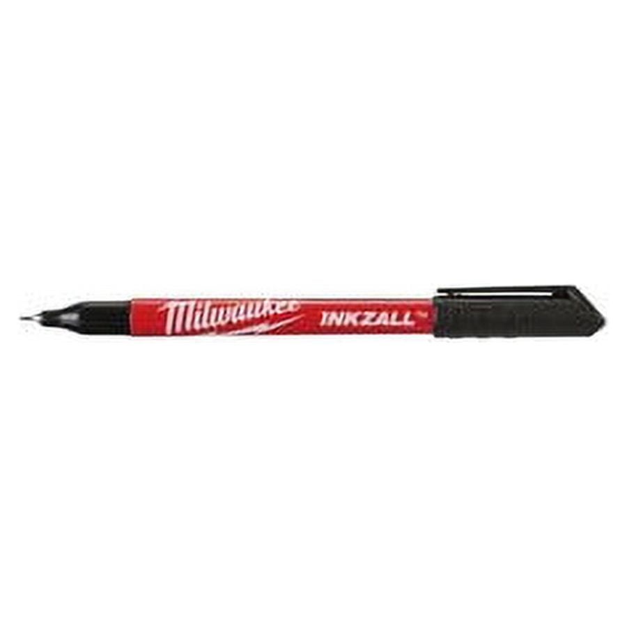 Milwaukee 48-22-3164 INKZALL Black Ultra Fine Point Pen (4 Pk)