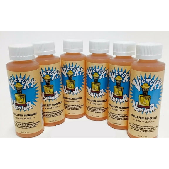 Power Plus Lubricants-6 PACK VANILLA Fuel Fragrance for Car, Motorcycle, ATV, IMCA - 4 fl oz