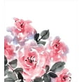 thumbnail image 3 of Watercolor Duvet Cover Set, Roses in Abstract Pastel Design, Decorative 3 Piece Bedding Set with 2 Pillow Shams, Calking Size, Pink Grey, by Ambesonne, 3 of 3