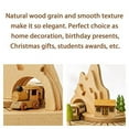 thumbnail image 6 of Sinzyo Wooden Little Train Music Box,Musical Box Birthday Present for Lover Friends and Children Plays Here Comes The Sun, 6 of 7