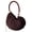 Coffee, variant on Crochet Clutch Purses for Women, Bohemia Seashell Woven Bag with Detachable Chain, Beach Crossbody Shoulder Handbag