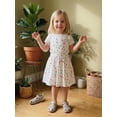 thumbnail image 5 of Yuemengxuan Toddler Little Girls Aline Tank Dress Tie Shoulder Sleeveless Dot Print Party Dress, 5 of 9