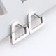 thumbnail image 1 of Pendientes de acero inoxidable de estilo coreano con personalidad geométrica para hombres y mujeres, pendientes de moda, pendientes simples, pendientes triangulares de acero de titanio, 1 of 6