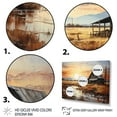 thumbnail image 3 of Designart "Dusk Scenery at the Barn I" Farmhouse Canvas Wall Art, 3 of 5