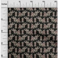 thumbnail image 2 of oneOone Cotton Flex Black Fabric Tribal Sewing Fabric By The Yard Printed Diy Clothing Sewing Supplies 40 Inch Wide, 2 of 5