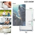 thumbnail image 6 of Dreamtimes Wolves in Forest Bathroom Towels 2 Pieces 16×28 inches, Cotton Bath Towel Water Absorbent Lightweight Quickdry Towels for Bathroom Ktichen Travel Gym, 6 of 7