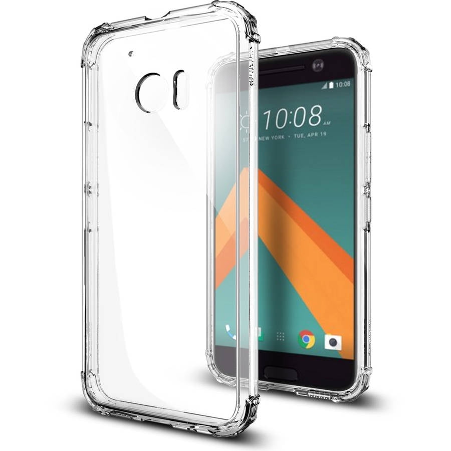 bladzijde Rot kool Spigen Crystal Shell Case for HTC 10, Crystal Clear - Walmart.com