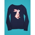 thumbnail image 3 of Cute Bunny Watercolor Style Long Sleeve Toddler -Image by Shutterstock,  3 Toddler, 3 of 4