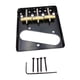 thumbnail image 3 of Juego de puente de guitarra, pieza de repuesto, diseño vintage, herramientas de luthier, fácil de instalar negro, 3 of 9