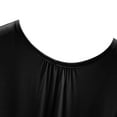 thumbnail image 6 of QUINDOS Womens Tops Summer Ribbed Black Solid Color Loose Sleeveless Round Neck T-shirt Home Tops Thin Bottoming Shirt Womens Tank Tops, 6 of 9