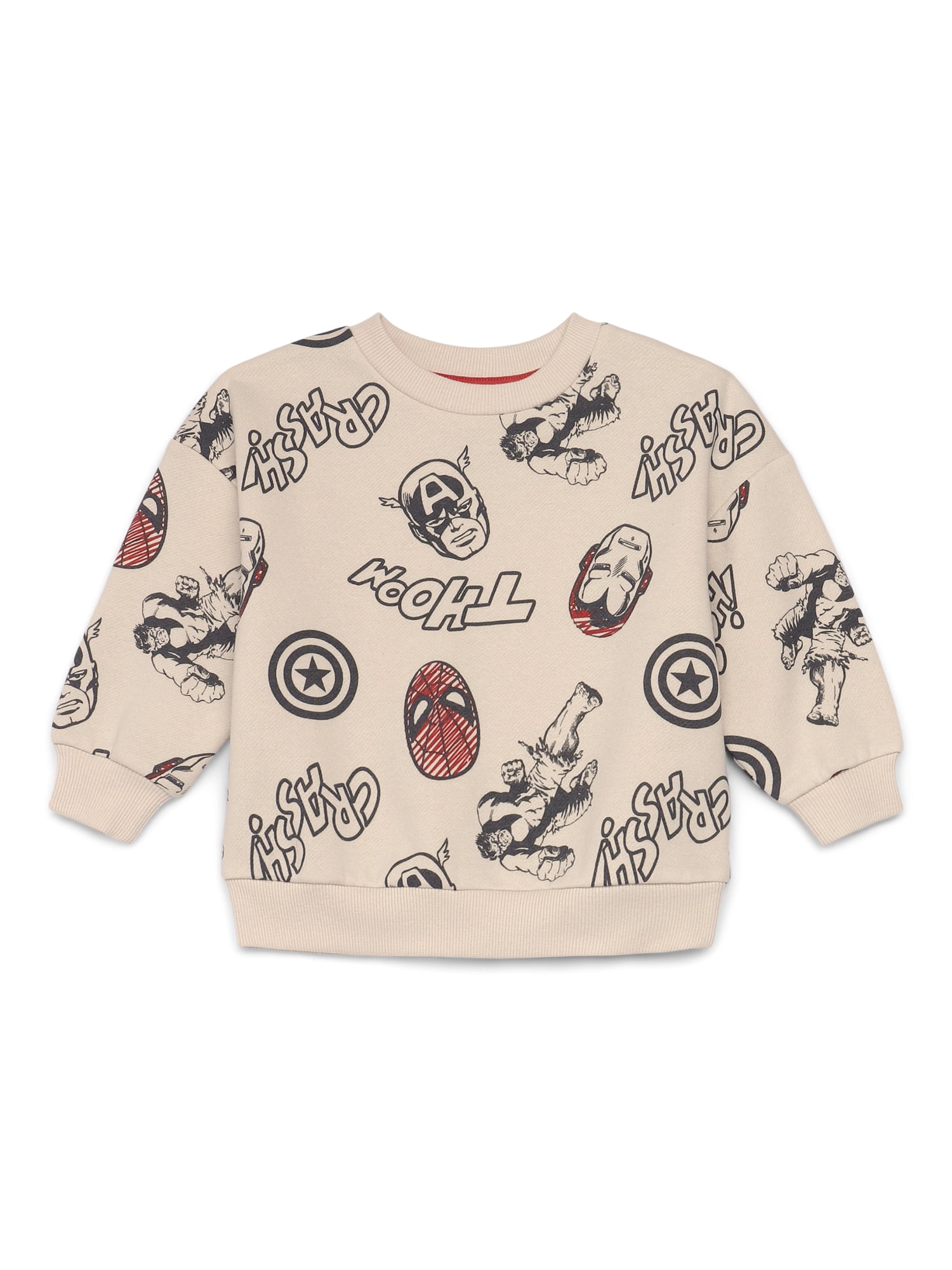 Marvel Toddlers' Print Sweatshirt and Jogger Pants Set, 2-Piece, Sizes 12M-5T