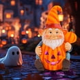 thumbnail image 5 of Halloween Pumpkin Old Man Goblin Luminous Ornament Garden Gnome Decorative Resin Ornaments, 5 of 5