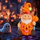 thumbnail image 5 of Halloween Jardín Gnomos Wansheng Calabaza Anciano Hada Decoración Luminosa Jardín Enano Decoración Resina Decoración, 5 of 6