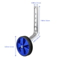 thumbnail image 2 of FENGGUIQU 1 Ensemble Roue d'Entraînement Universelle Acier Bleu pour l'Entraînement des Enfants, 2 of 5