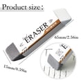 thumbnail image 3 of 1Pcs Sand Erasers, Pen Eraser for Ink Ballpoint Colored Pencils, Durable and Portable for Office Ballpoint Pen Fountain Pen Pencil(White), 3 of 7