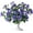 Purple, variant on 5pcs Artificial Camellia Long Stems, 19in Silk Flower Fake Flowers for Home Dining Spring Decorations, Floor vases, Party centerpieces and Wedding Arrangements (Blue)
