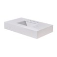 thumbnail image 3 of Altair Design 36" Stone Effects Vanity Top in Snow White Apron with White Sink, 3 of 6