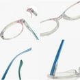 thumbnail image 3 of Round Reading Glasses Presbyopic Glasses Spring Hinges Readers Blue Blocking Light, 3 of 4