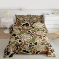 thumbnail image 2 of Castle Fairy Sport Basketball Twin Comforter Sets,Vintage Abstract Camouflage Bedding Set, 2 of 8