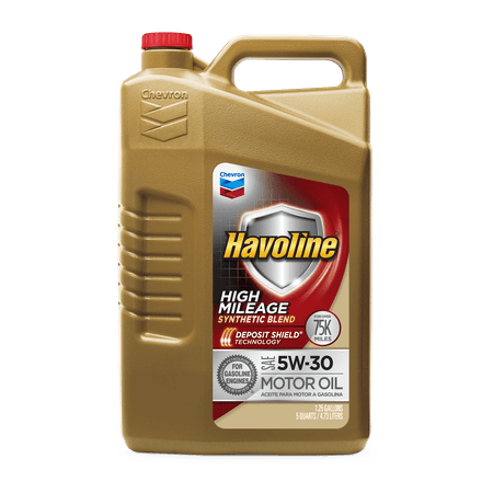 (6 Pack) Havoline Himi Motor Oil 5W30, 5 qt (Best 5w30 Oil For High Mileage)