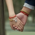 thumbnail image 3 of Shisuyan 1Pcs Fashion Handmade Red Rope Thread String Bracelet Anklet Braided Charms for Lover Couples (17cm), 3 of 8