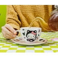 thumbnail image 3 of Set de taza de té y platillo Hello Kitty Black Cat Bone China, 200 ml, 3 of 8
